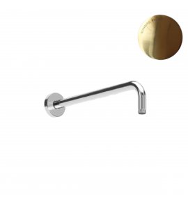 Bruma BlueR Ramię prysznicowe ścienne 340 mm Sunrise PVD 1456203PR