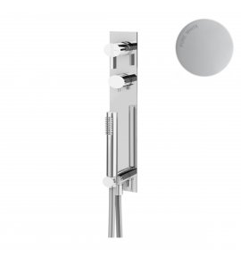 Bruma Breeze Bateria natryskowa podtynkowa z 3 wylotami Pure White 1682802PW