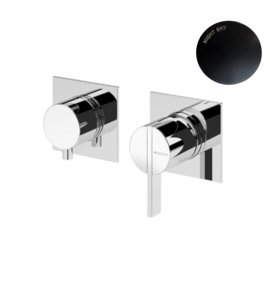 Bruma Breeze Bateria prysznicowa podtynkowa z 2 wyjściami Night Sky 1681621NS