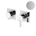 Bruma Breeze Bateria prysznicowa podtynkowa z 2 wyjściami Pure White 1681621PW