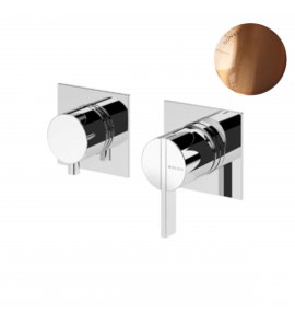 Bruma Breeze Bateria prysznicowa podtynkowa z 2 wyjściami Sunset 1681621SS