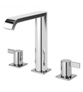 Bruma Breeze Bateria umywalkowa 3-otworowa z korkiem Click-Clack chrom 1682511CR