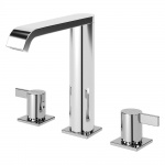 Bruma Breeze Bateria umywalkowa 3-otworowa z korkiem Click-Clack chrom 1682511CR