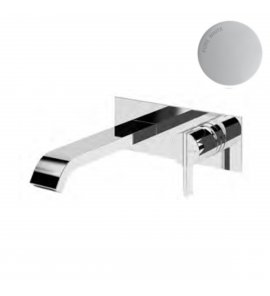 Bruma Breeze Bateria umywalkowa podtynkowa z korkiem Click-Clack Pure White 1682211PW