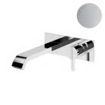 Bruma Breeze Bateria umywalkowa podtynkowa bez korka Pure White 1682201PW