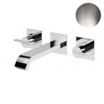 Bruma Breeze Bateria umywalkowa podtynkowa bez korka 3-otworowa Morning Mist 1682401MM