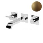 Bruma Breeze Bateria umywalkowa podtynkowa bez korka 3-otworowa Sunrise 1682401SR