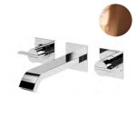 Bruma Breeze Bateria umywalkowa podtynkowa bez korka 3-otworowa Sunset 1682401SS