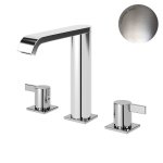 Bruma Breeze Bateria umywalkowa 3-otworowa z korkiem Click-Clack Morning Mist 1682511MM