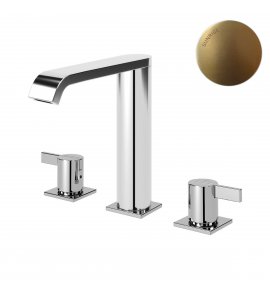 Bruma Breeze Bateria umywalkowa 3-otworowa bez korka Sunrise 1682501SR