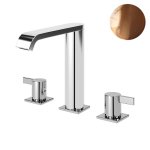 Bruma Breeze Bateria umywalkowa 3-otworowa z korkiem Click-Clack Sunset 1682511SS