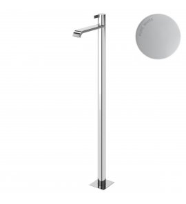 Bruma Breeze Bateria umywalkowa wolnostojąca bez korka Pure White 1687901PW