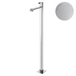 Bruma Breeze Bateria umywalkowa wolnostojąca z korkiem Click-Clack Pure White 1687911PW