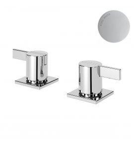 Bruma Breeze Bateria umywalkowa 2-otworowa Pure White 1689401PW