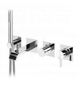 Bruma Breeze Bateria wannowo-natryskowa termostatyczna podtynkowa z wylewką chrom 1684601CR
