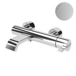 Bruma Breeze Bateria wannowo-natryskowa naścienna Pure White 1680301PW