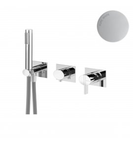 Bruma Breeze Bateria wannowo-natryskowa podtynkowa Pure White 1682801PW