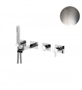 Bruma Breeze Bateria wannowo-natryskowa podtynkowa z wylewką Morning Mist 1684701MM