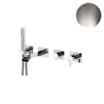 Bruma Breeze Bateria wannowo-natryskowa podtynkowa z wylewką Morning Mist 1684701MM