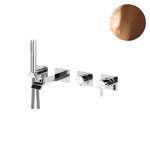 Bruma Breeze Bateria wannowo-natryskowa podtynkowa z wylewką Sunset 1684701SS