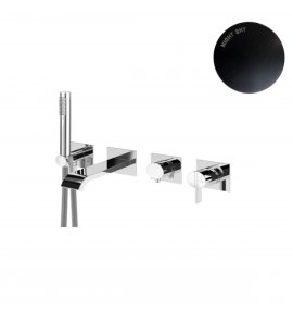 Bruma Breeze Bateria wannowo-natryskowa podtynkowa z wylewką Night Sky 1684701NS