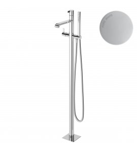 Bruma Breeze Bateria wannowo-natryskowa wolnostojąca Pure White 1688001PW