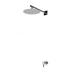 Bruma Breeze Zestaw natryskowy 250 mm podtynkowy z ramieniem ściennym chrom 1687661CR