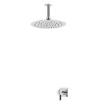 Bruma Breeze Zestaw natryskowy 250 mm podtynkowy z ramieniem sufitowym chrom 1685611CR