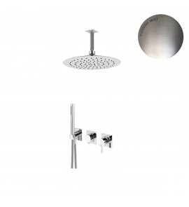 Bruma Breeze Zestaw natryskowy Ø 250 mm podtynkowy z ramieniem sufitowym Morning Mist 1685621MM