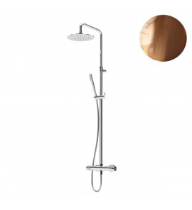 Bruma Breeze Zestaw natryskowy ścienny z deszczownicą Ø 250 mm Sunset 1686521SS