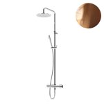 Bruma Breeze Zestaw natryskowy ścienny z deszczownicą Ø 300 mm Sunset 1686531SS