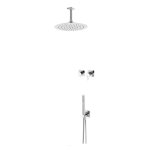 Bruma Breeze Zestaw natryskowy podtynkowy z deszczownicą Ø 250 mm sufitową Chrom 1686631CR