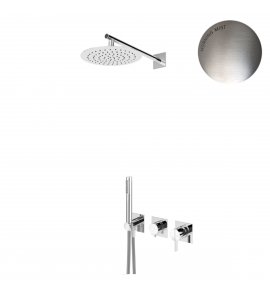 Bruma Breeze Zestaw natryskowy Ø 250 mm podtynkowy z ramieniem ściennym Morning Mist 1687632MM