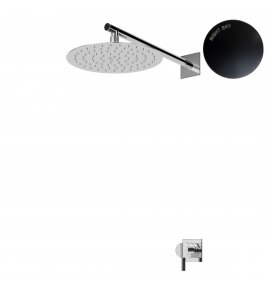 Bruma Breeze Zestaw natryskowy Ø 250 mm podtynkowy z ramieniem ściennym Night Sky 1687661NS