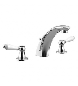 Bruma Classico Bateria umywalkowa 3-otworowa z korkiem chrom 11833201