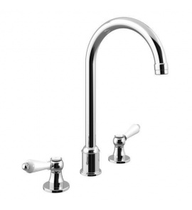 Bruma Classico Bateria umywalkowa 3-otworowa bez korka chrom 11824001