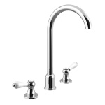  Bruma Classico Bateria umywalkowa 3-otworowa z korkiem chrom 1182410CR NA MAGAZYNIE!!