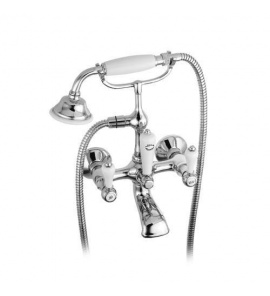 Bruma Classico Bateria wannowa naścienna chrom 1180300CR