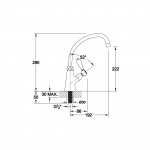 Bruma Classico Zawór umywalkowy bez korka chrom 11839001
