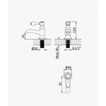 Bruma Classico Zestaw mieszaczy umywalkowych "Hot&Cold" Chrom 1183600CR