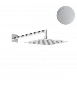 Bruma Deszczownica 300x300 mm z ramieniem ściennym Pure White 1456262PW