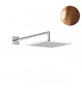 Bruma Deszczownica 300x300 mm z ramieniem ściennym Sunset 1456262SS