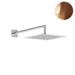 Bruma Deszczownica 300x300 mm z ramieniem ściennym Sunset 1456262SS