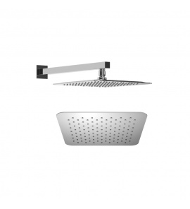 Bruma Deszczownica ścienna 200x200 mm z ramieniem ściennym chrom 14559391