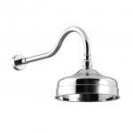  Bruma Deszczownica ścienna Ø200 mm z ramieniem ściennym chrom 1455224CR NA MAGAZYNIE!!