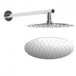 Bruma Deszczownica ścienna Ø250 mm z ramieniem ściennym chrom 14552431