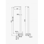 Bruma EdgeR Wylewka wannowa wolnostojąca Chrom 1456430CR