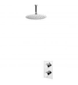 Bruma Elo Zestaw natryskowy termostatyczny z deszczownicą Ø 230 mm sufitową Chrom 1385611CR