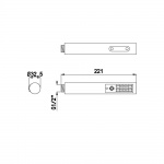 Bruma EloDuo Słuchawka prysznicowa 2 funkcyjna chrom 14551061