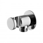 Bruma EloFlowingart Przyłącze kątowe z uchwytem do słuchawki prysznicowej chrom 14559091